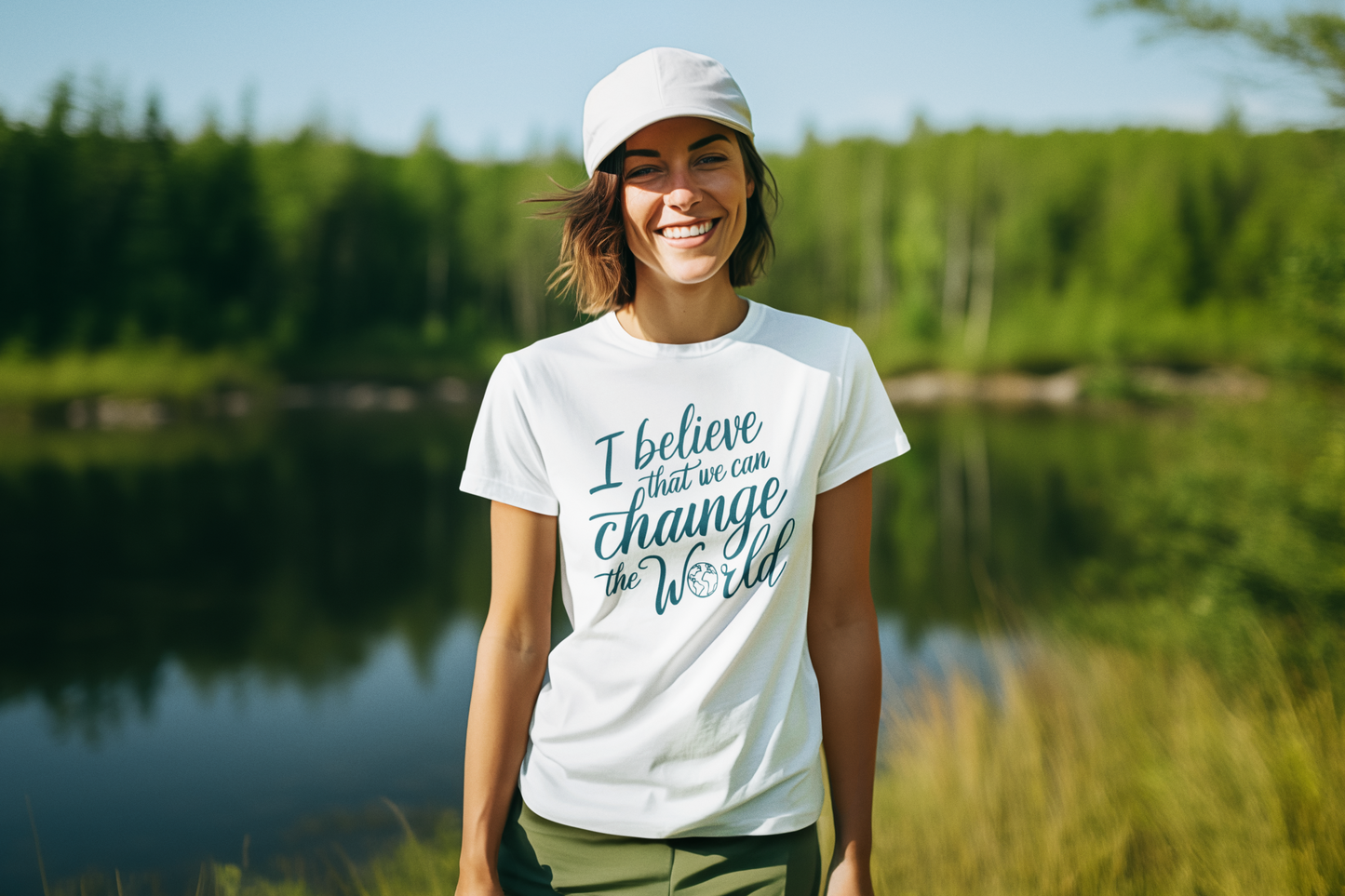 I Believe Organisches Premium W-Shirt
