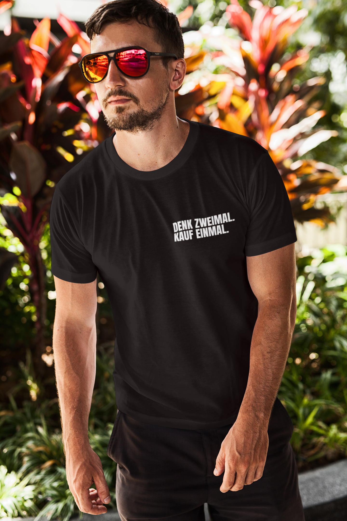 Denk Zweimal. Kauf Einmal Organisches Bio Shirt
