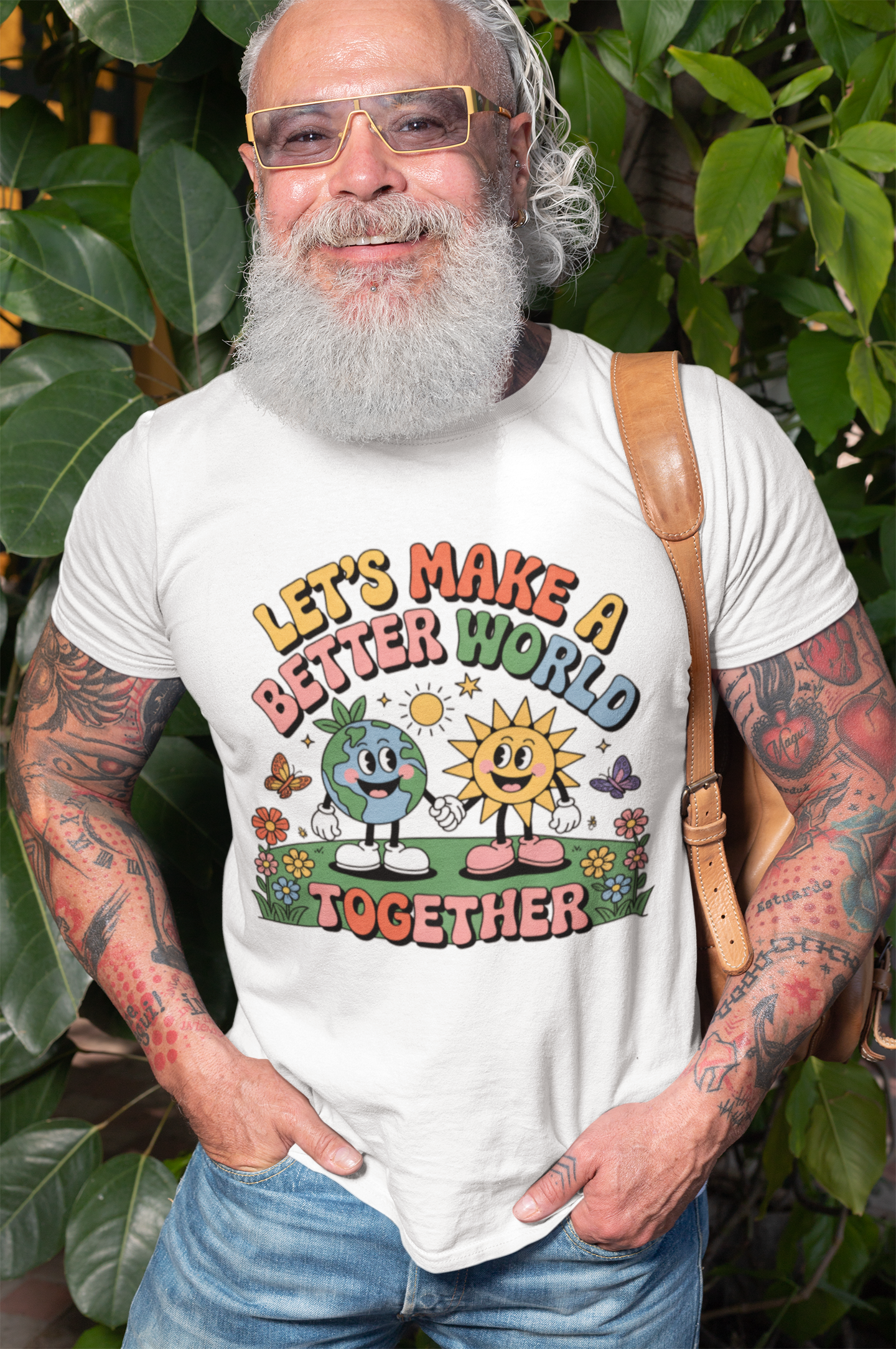 Lets Make A Better World Organisches Premium Shirt