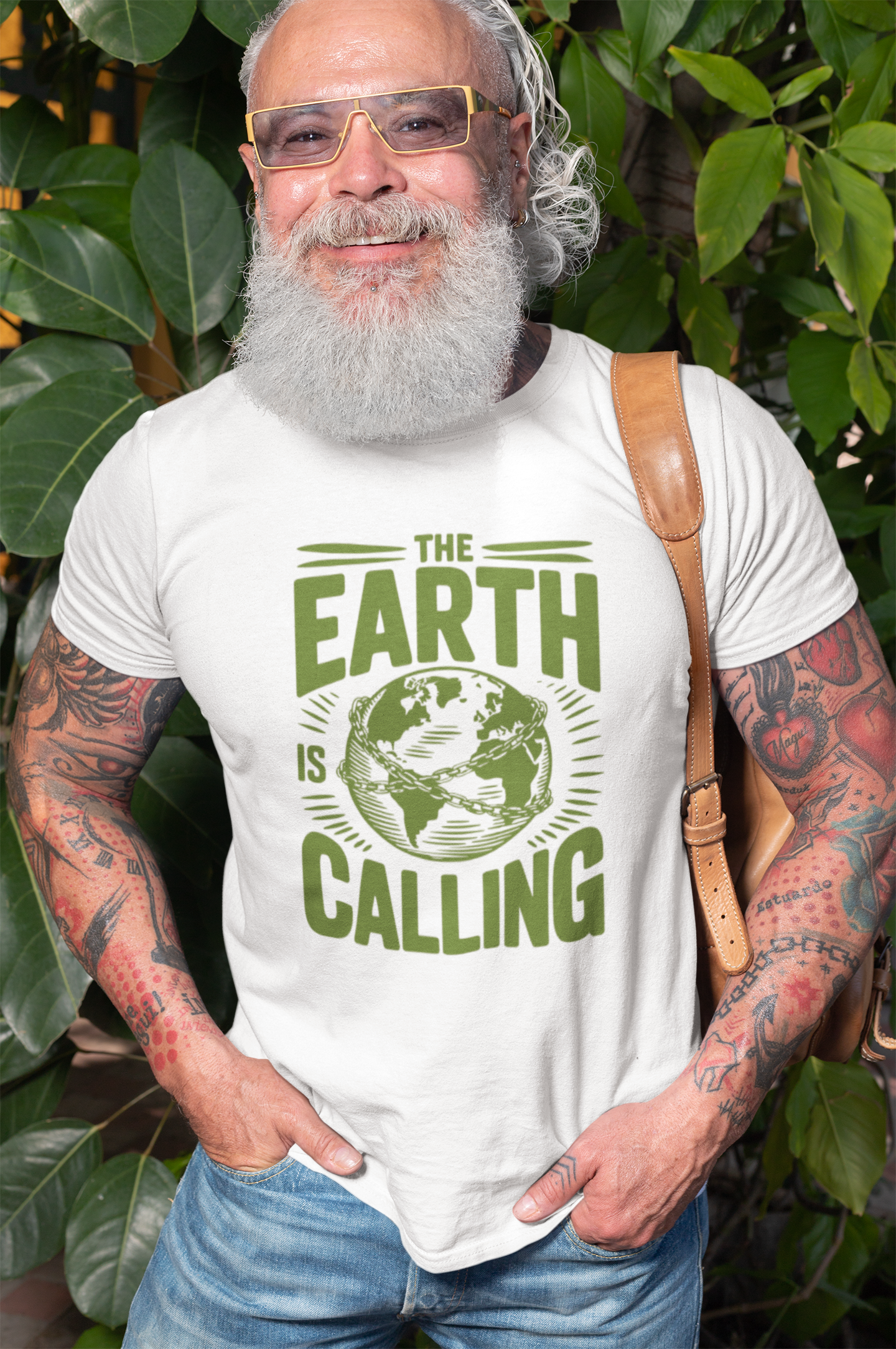 Earth Is Calling Organisches Premium Shirt