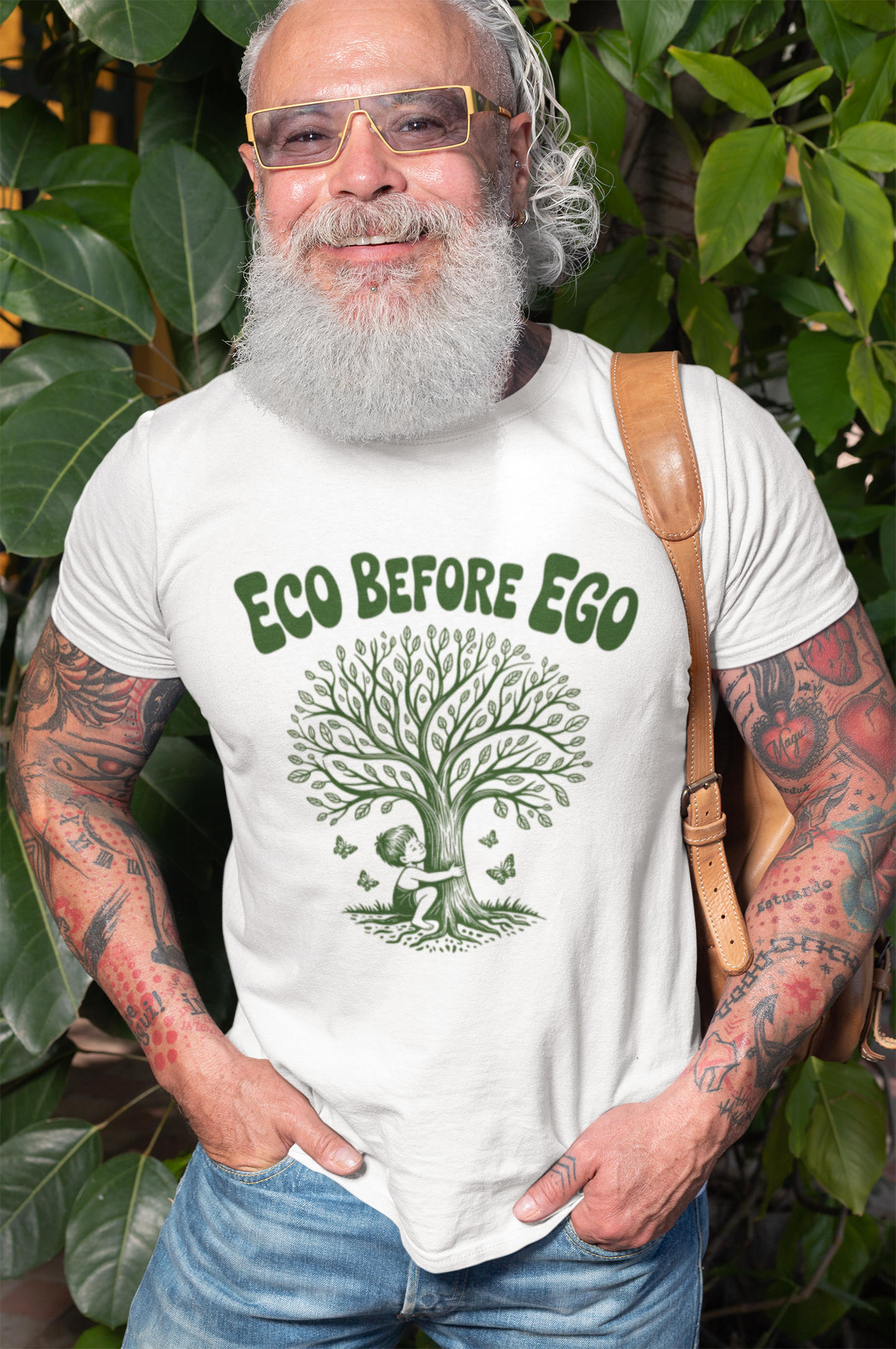 Eco before Ego Organisches Premium Shirt