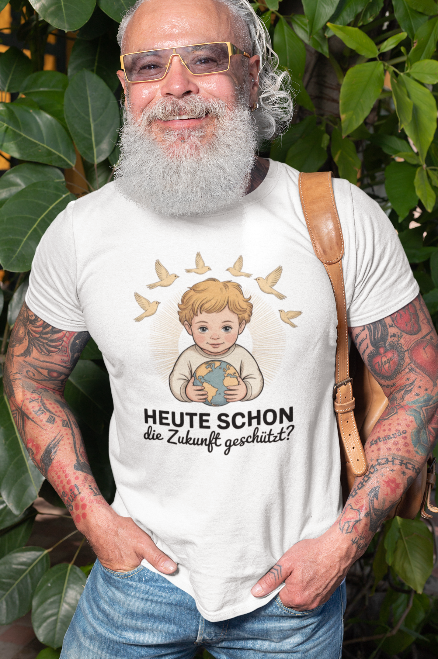 Zukunft Schützen Organisches Premium Shirt