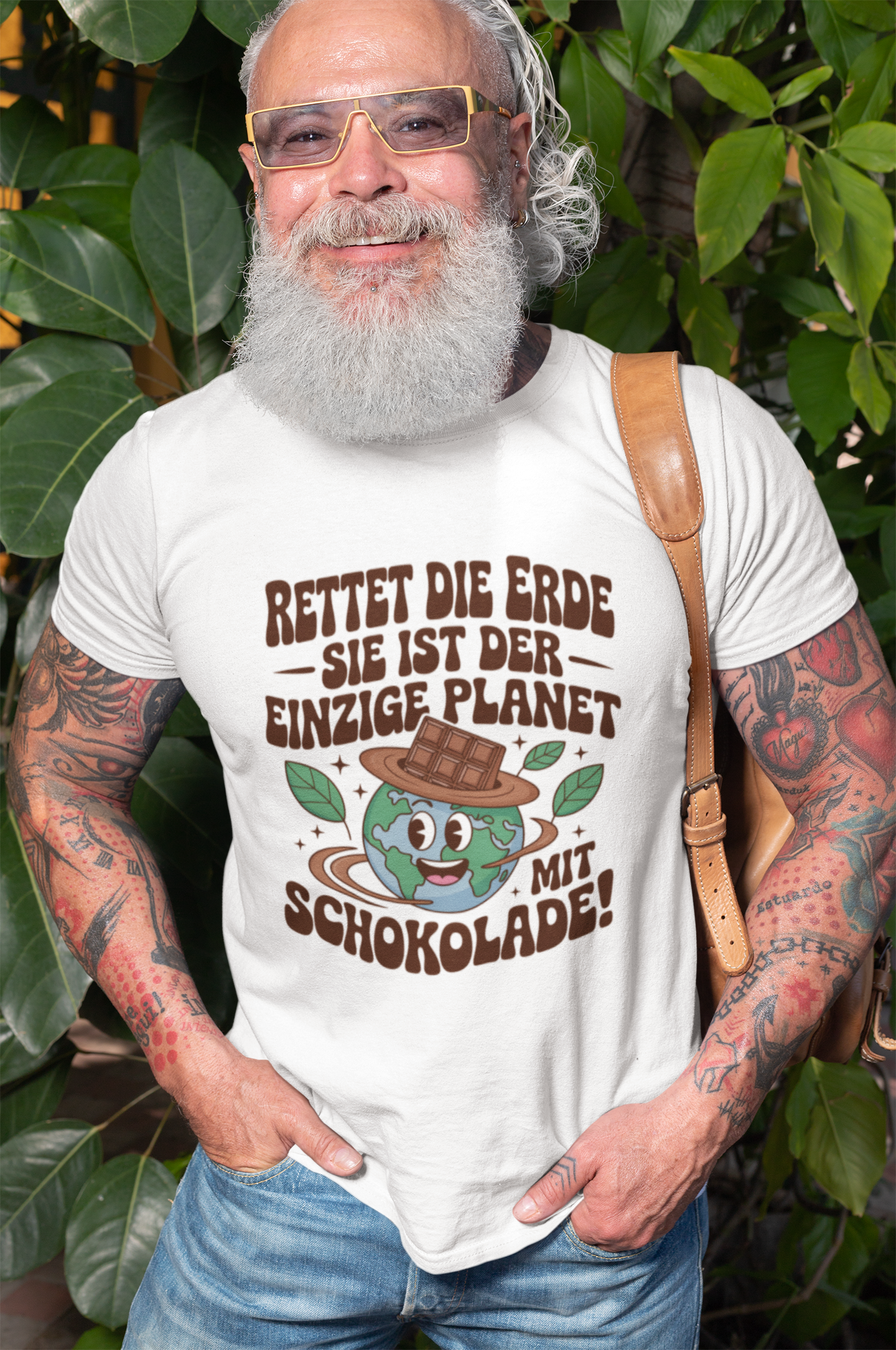 Einzigster Planet Mit Schokolade Organisches Premium Shirt