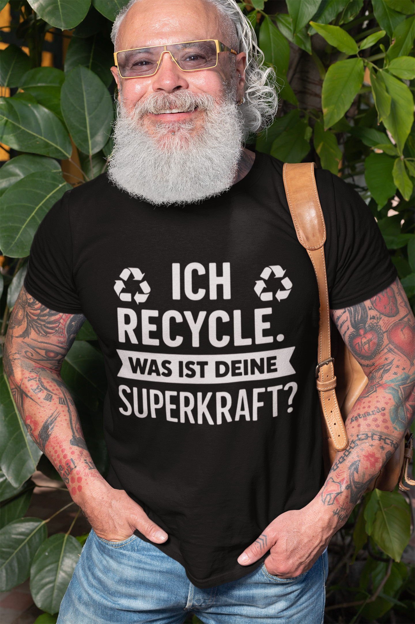 Recycle Superkraft Organisches Premium Shirt