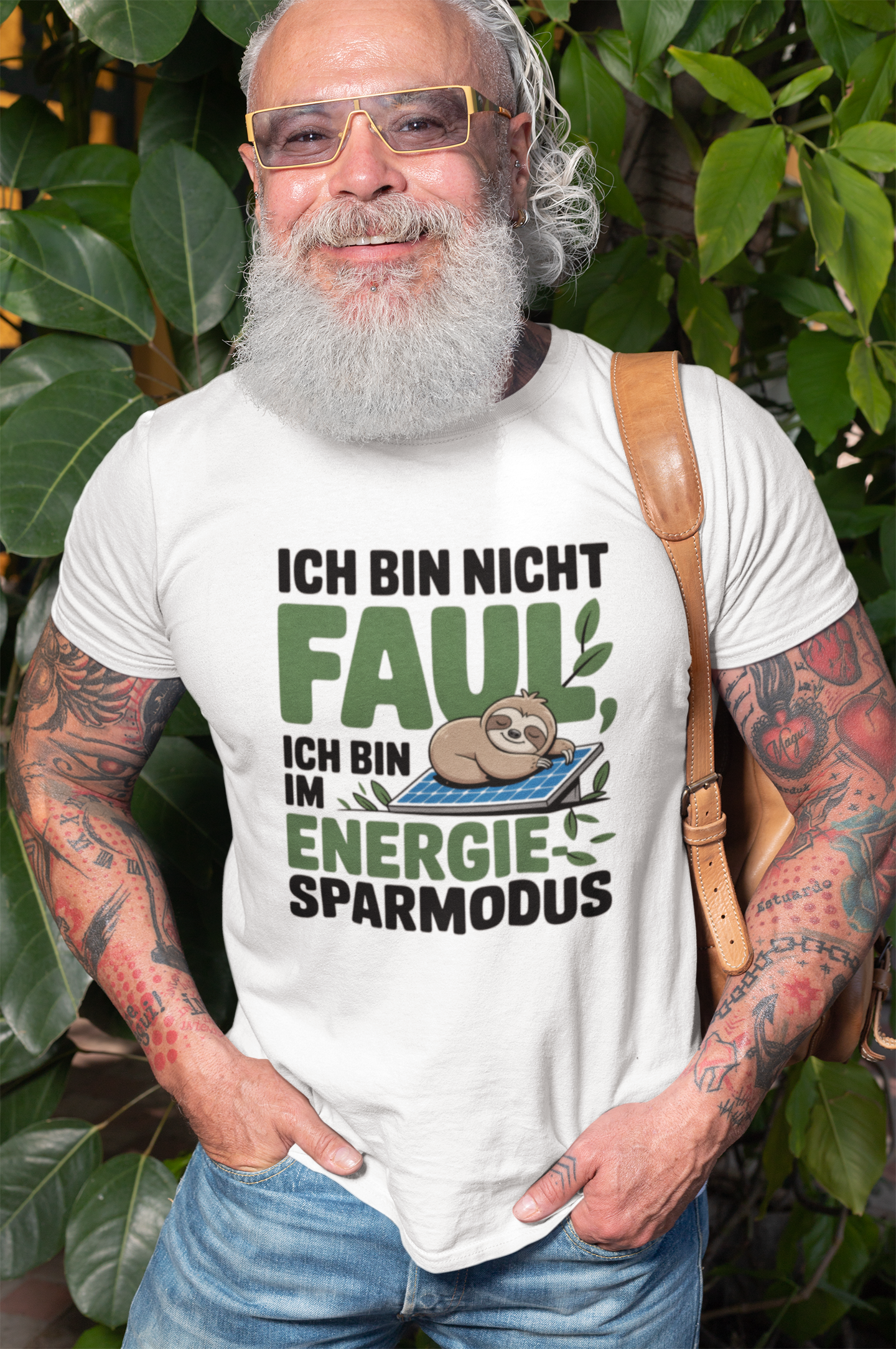 Im Energiesparmodus Organisches Premium Shirt