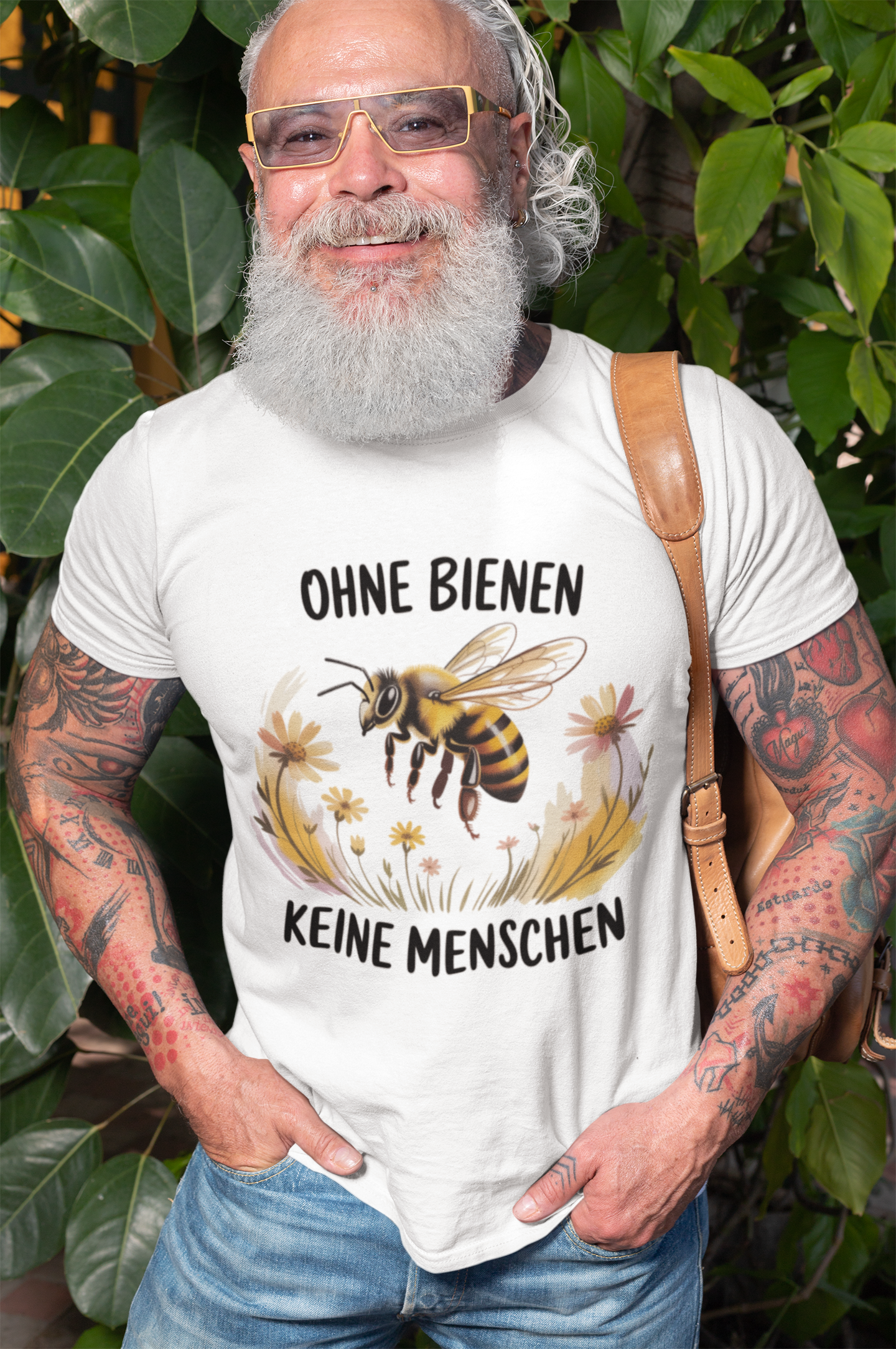 Ohne Bienen Keine Menschen Organisches Premium Shirt