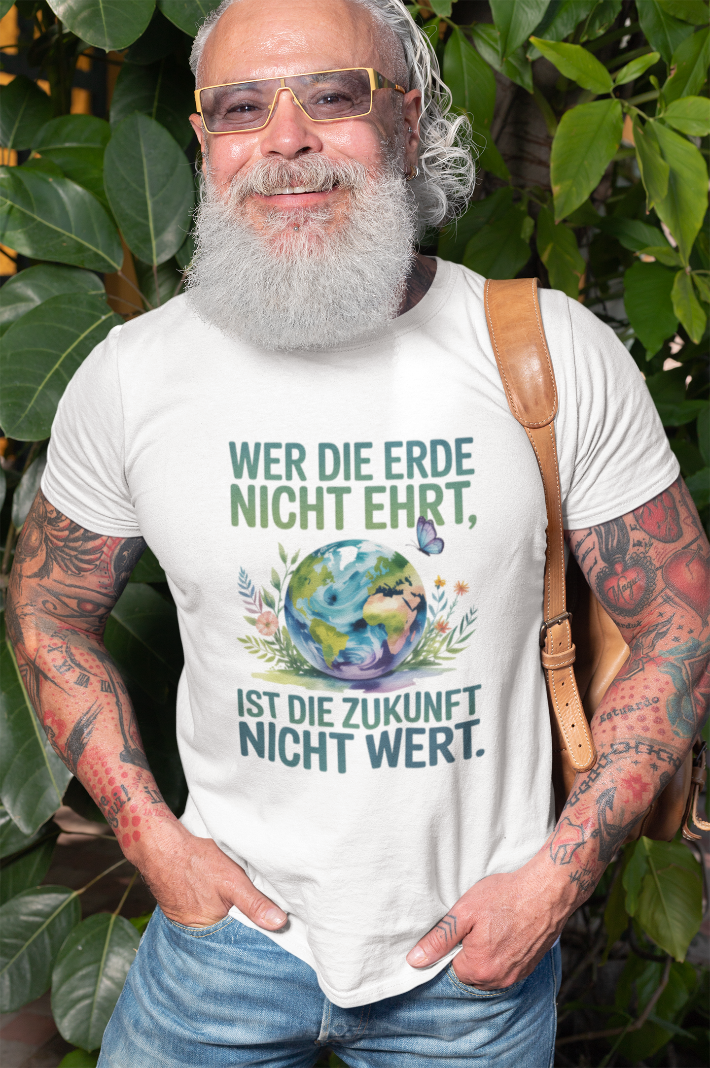 Wer Die Erde Nicht Ehrt Organisches Premium Shirt