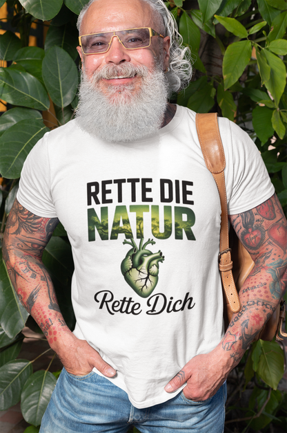 Rette Die Natur Organisches Premium Shirt