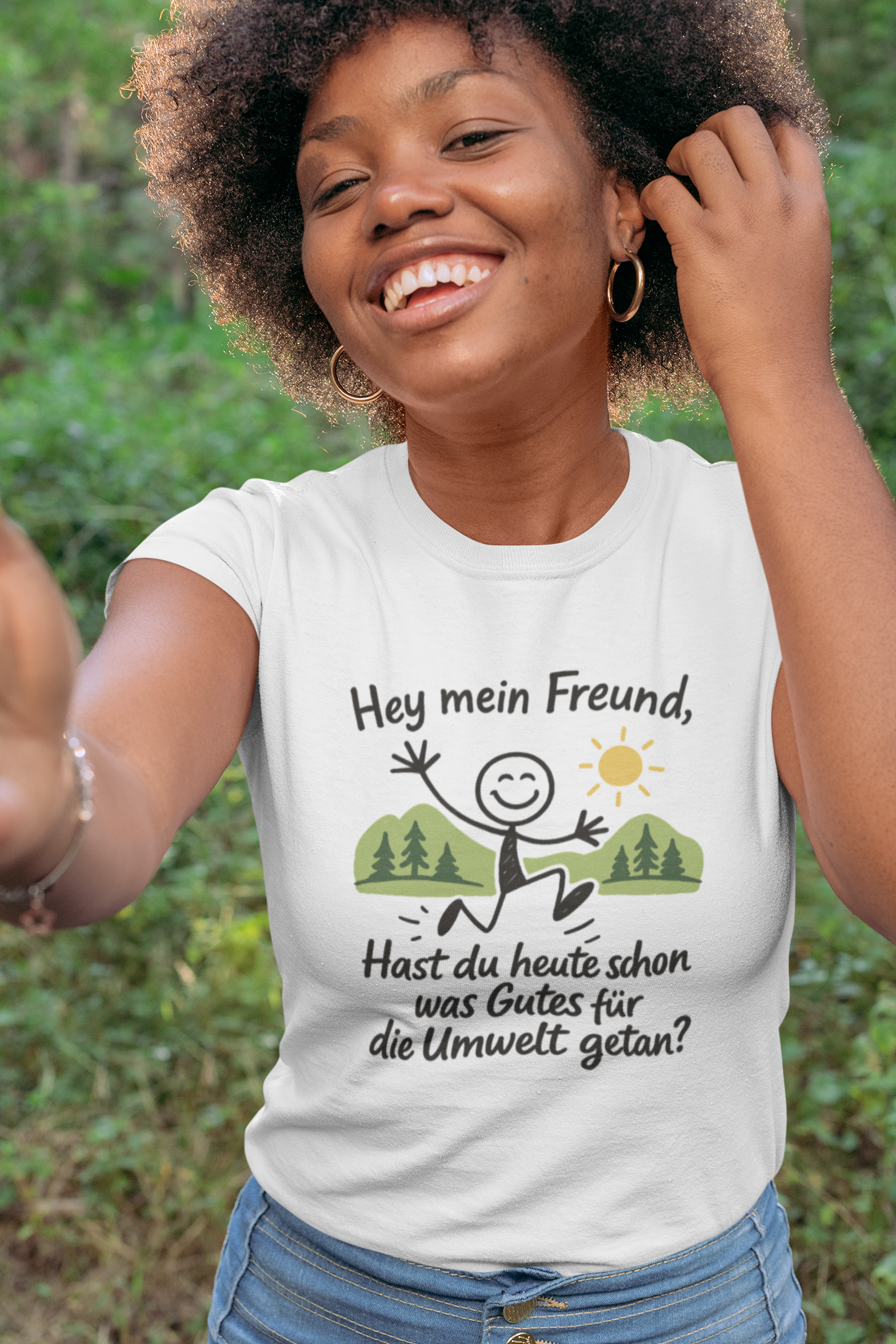 Hey Mein Freund Organisches Premium Shirt