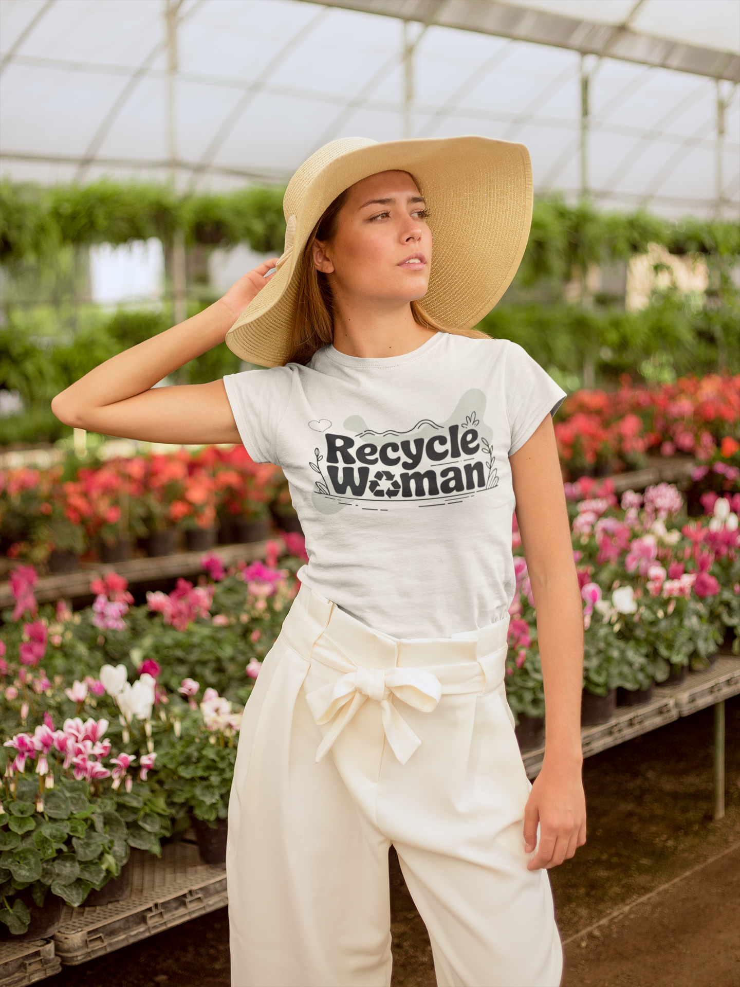 Recycle Woman Organisches Bio Shirt
