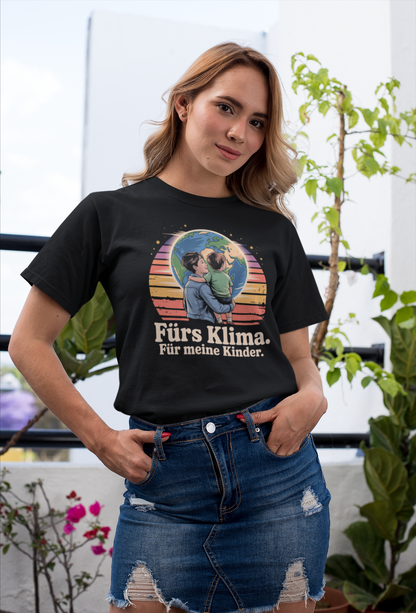 Fürs Klima Für Meine Kinder Organisches Premium Shirt