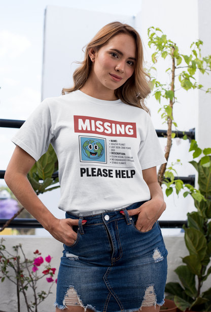 Missing Healthy Planet Organisches Premium Shirt