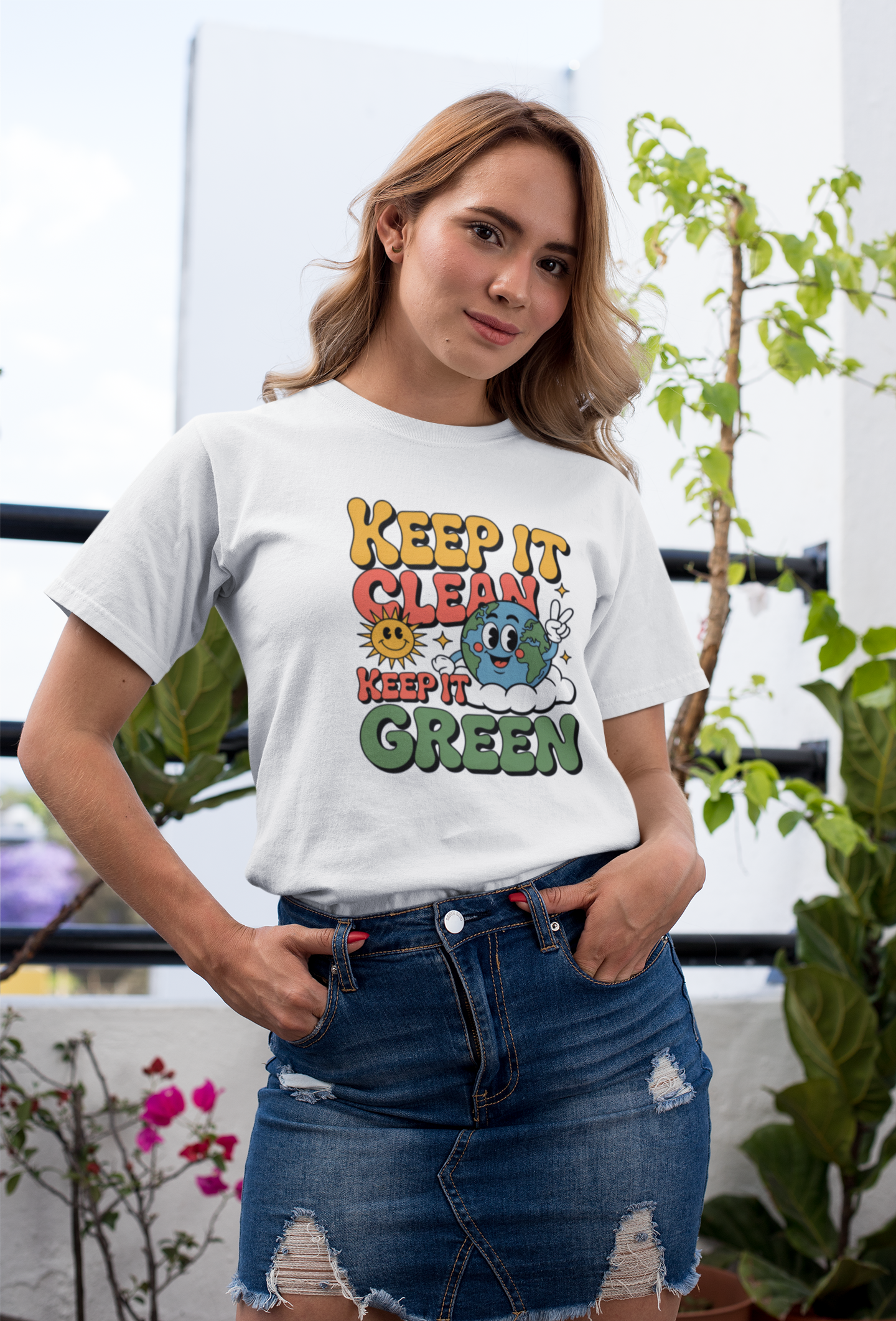 Keep It Clean Organisches Premium Shirt