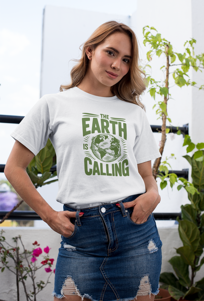Earth Is Calling Organisches Premium Shirt