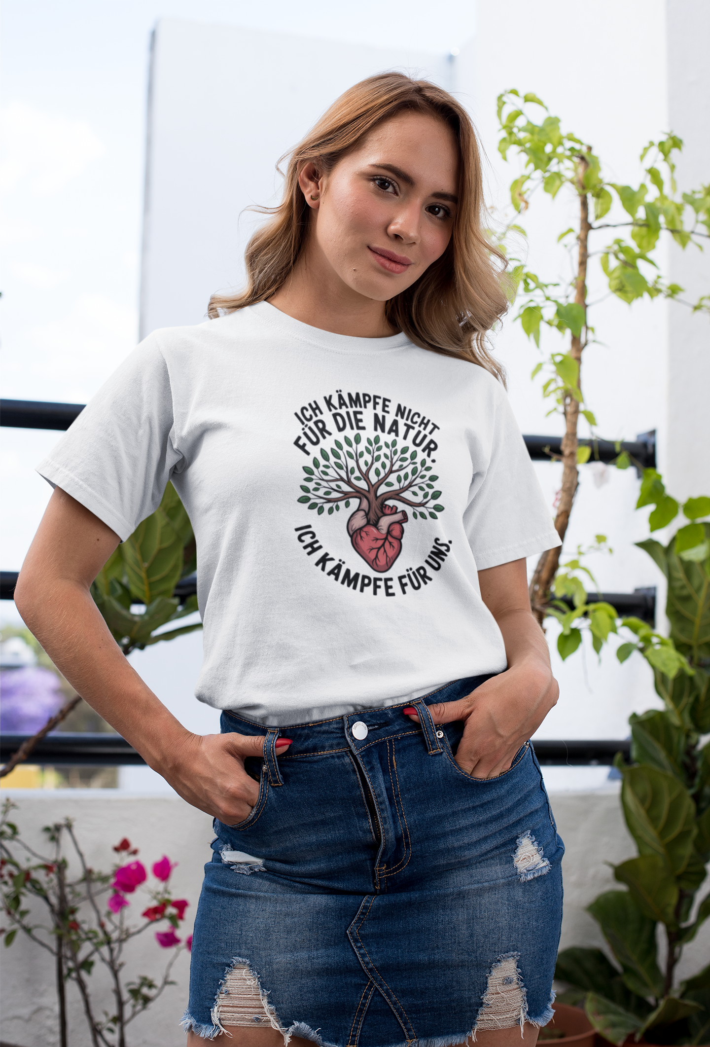 Ich Kämpfe Für Uns Organisches Premium Shirt