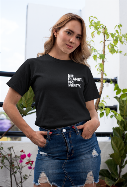 No Planet No Party Organisches Premium Shirt