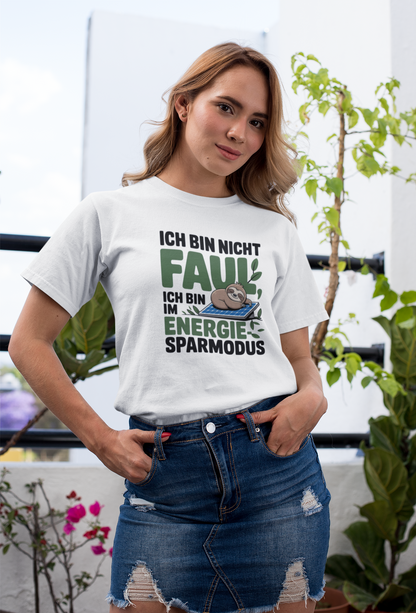 Im Energiesparmodus Organisches Premium Shirt