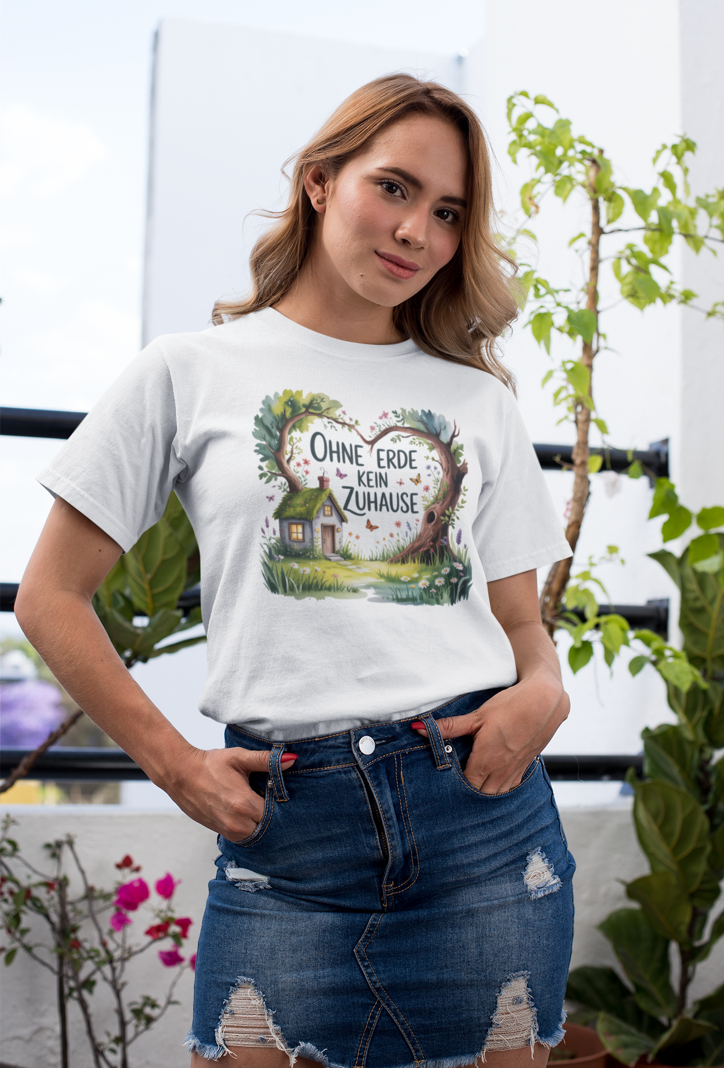 Ohne Erde Kein Zuhause Organisches Premium Shirt
