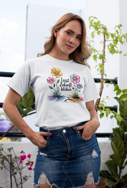 Lasst Zukunft Blühen Organisches Premium Shirt