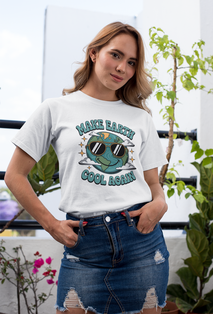 Make Earth Cool Again Organisches Premium Shirt
