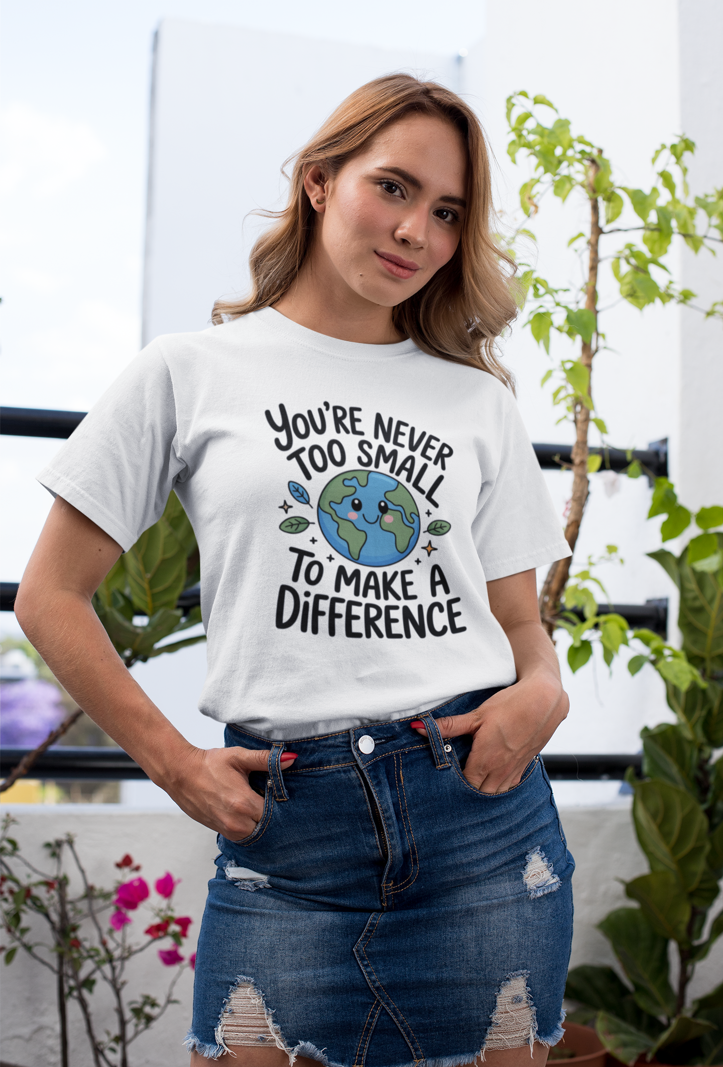 You´re never too small Organisches Premium Shirt
