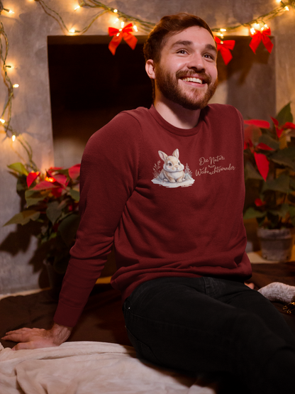 Die Natur, mein Weihnachtswunder Organisches Premium Bio Sweatshirt